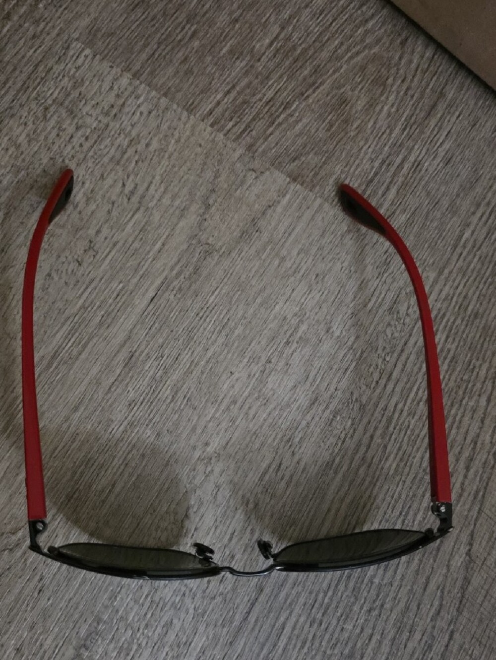 Ray-Ban Scuderia Ferrari Sunglasses Red Temples with Black Hinges - Picture 8 of 8